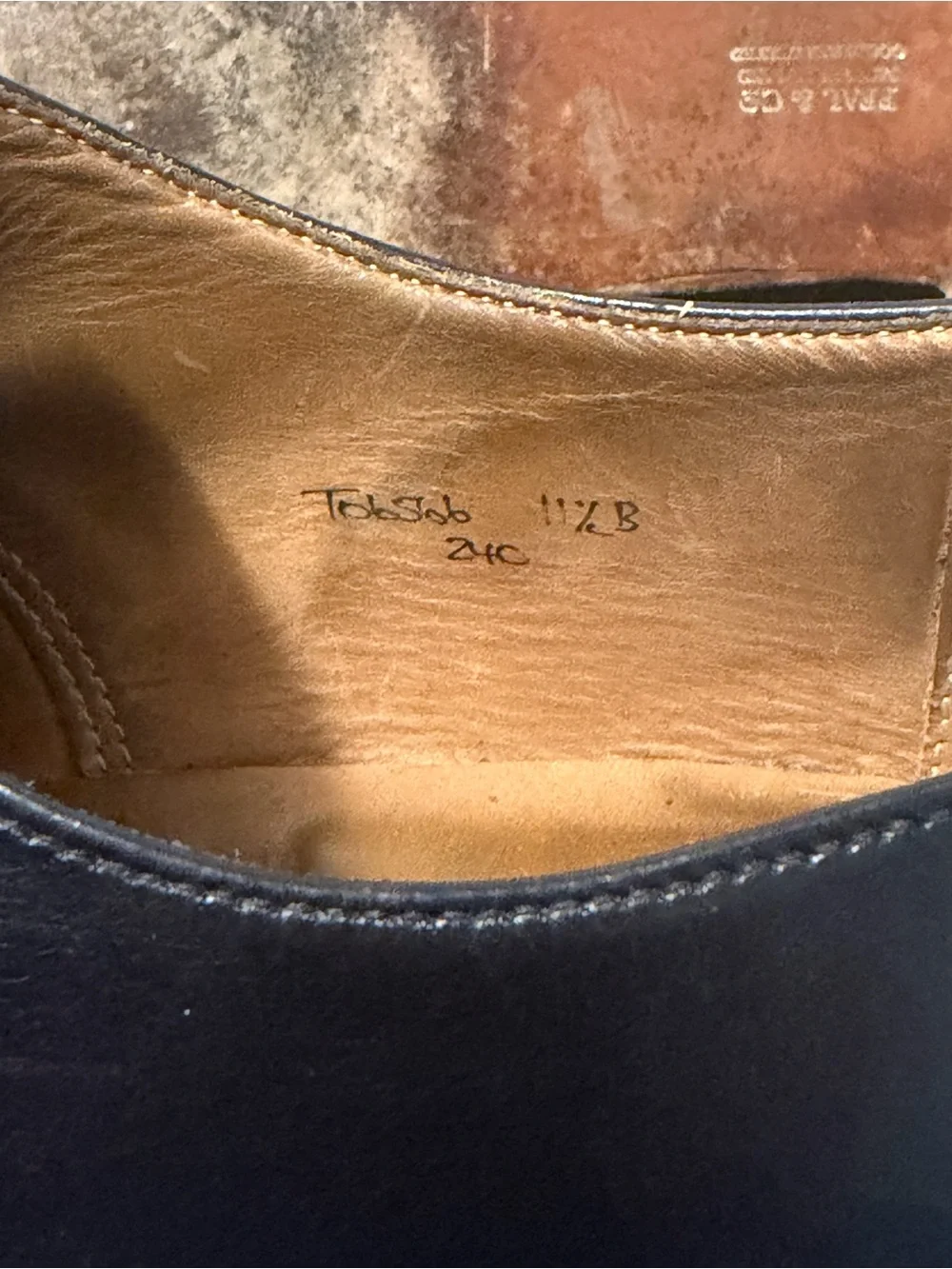 Brooks Brothers PEAL & CO Cap Toe Oxford Dress Shoes Made in England Mens 11.5 B